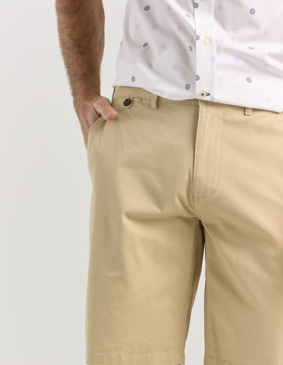 Bermuda de gabardina para hombre 4