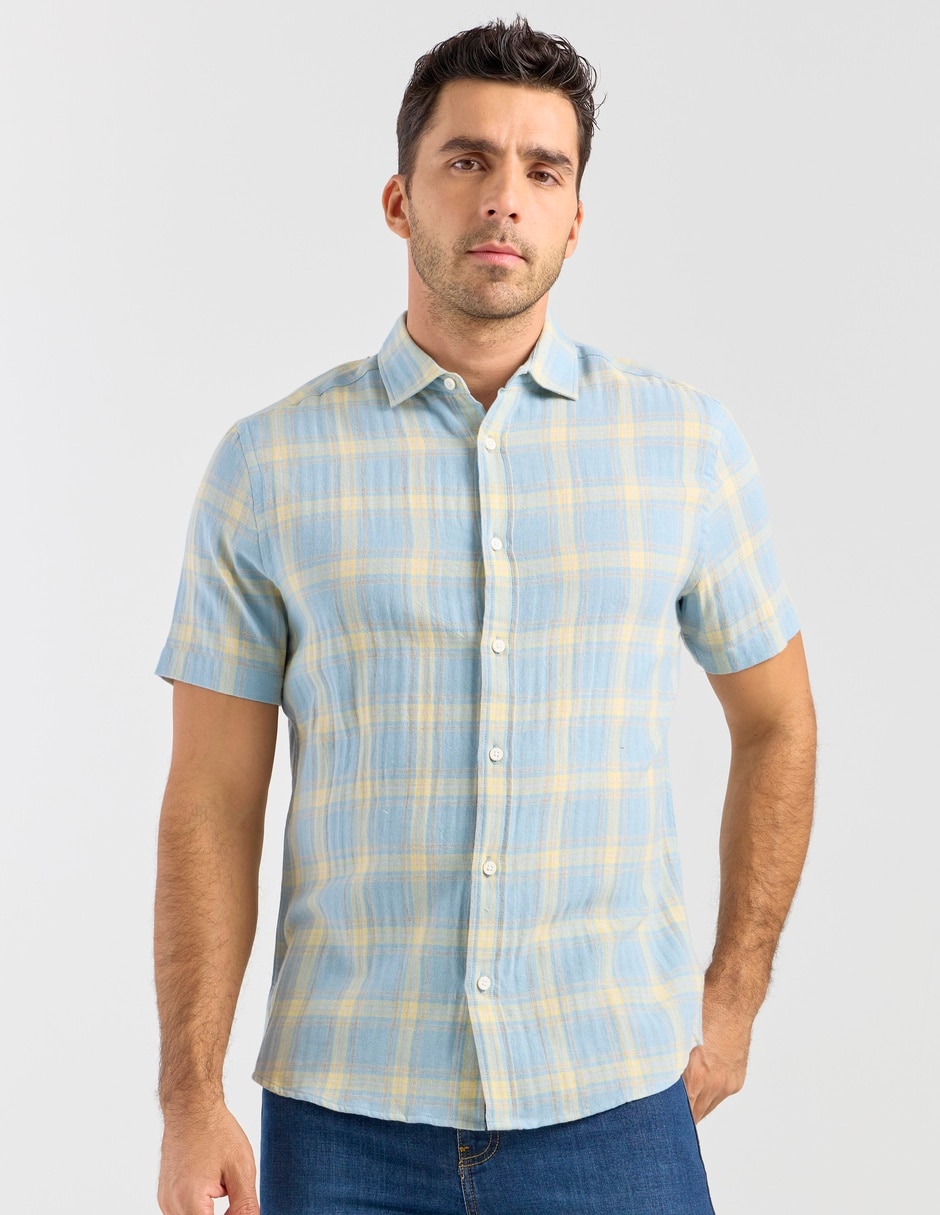 Camisa casual manga corta para hombre Camisa casual manga corta para hombre