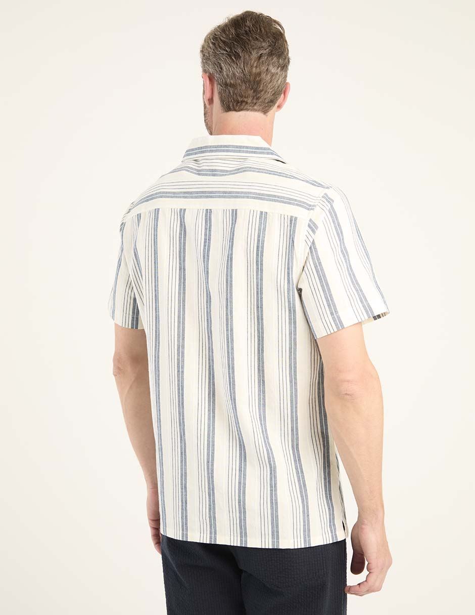 Camisa casual de algodón manga corta para hombre 2