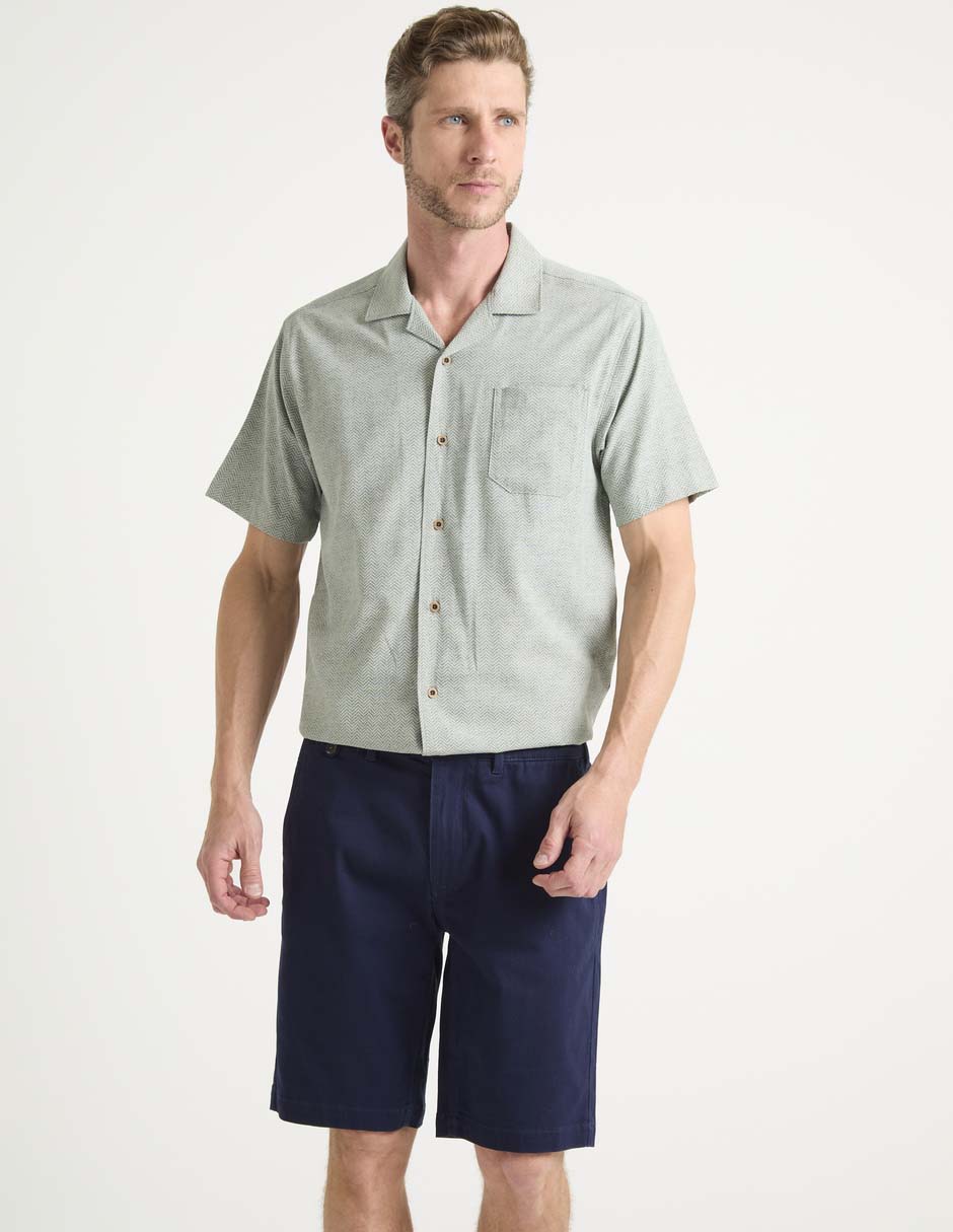 Bermuda de algodón para hombre
