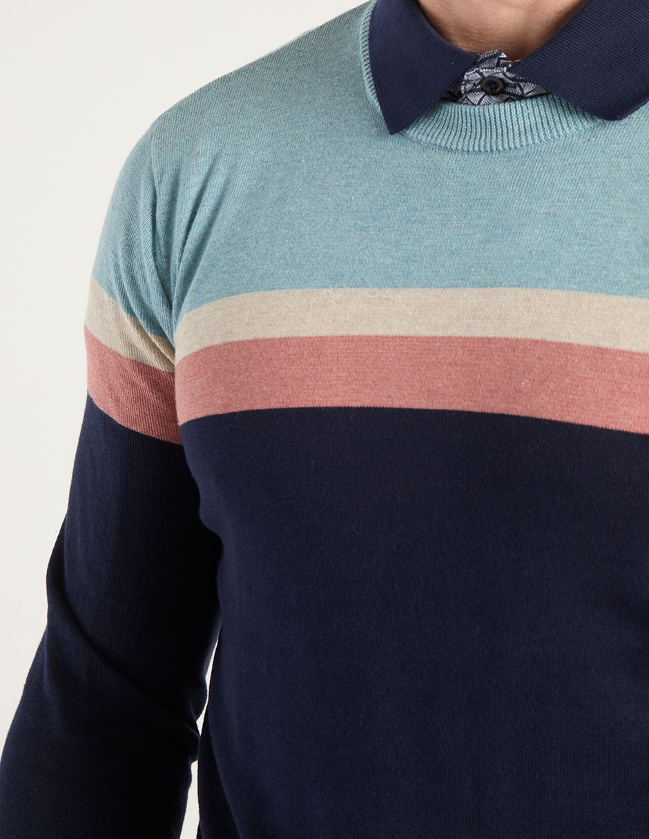 Suéter cuello redondo para hombre 4