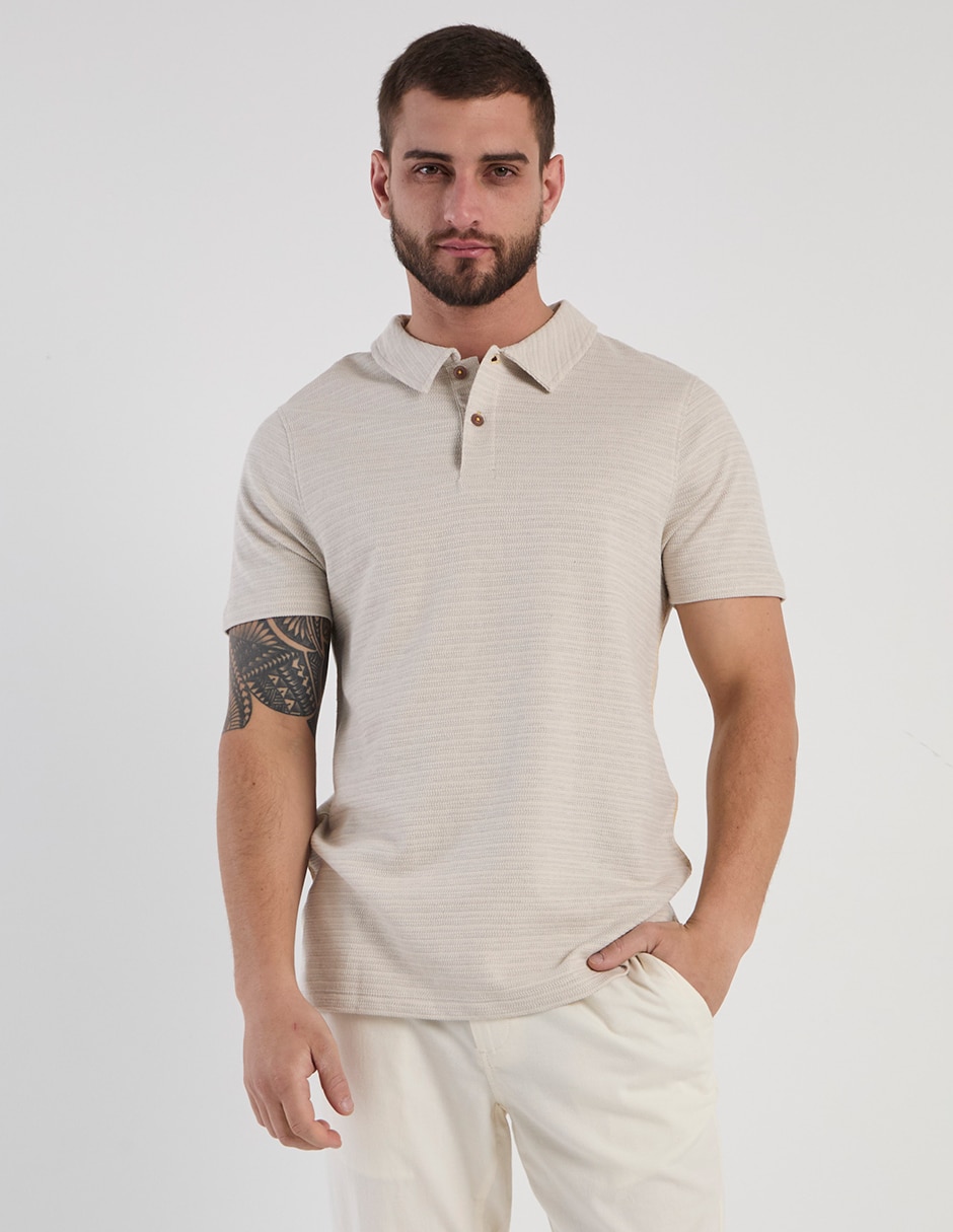 Playera tipo polo para hombre