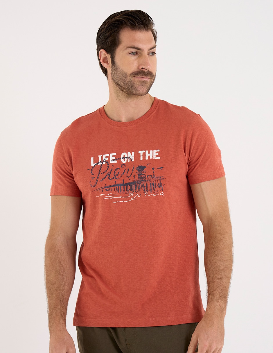 Playera cuello redondo para hombre Playera cuello redondo para hombre