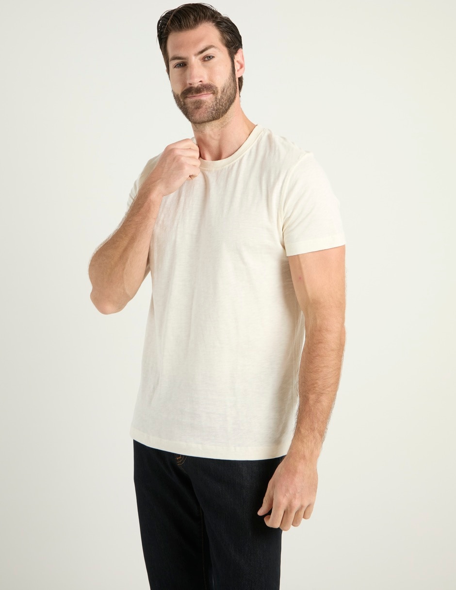 Playera cuello redondo para hombre