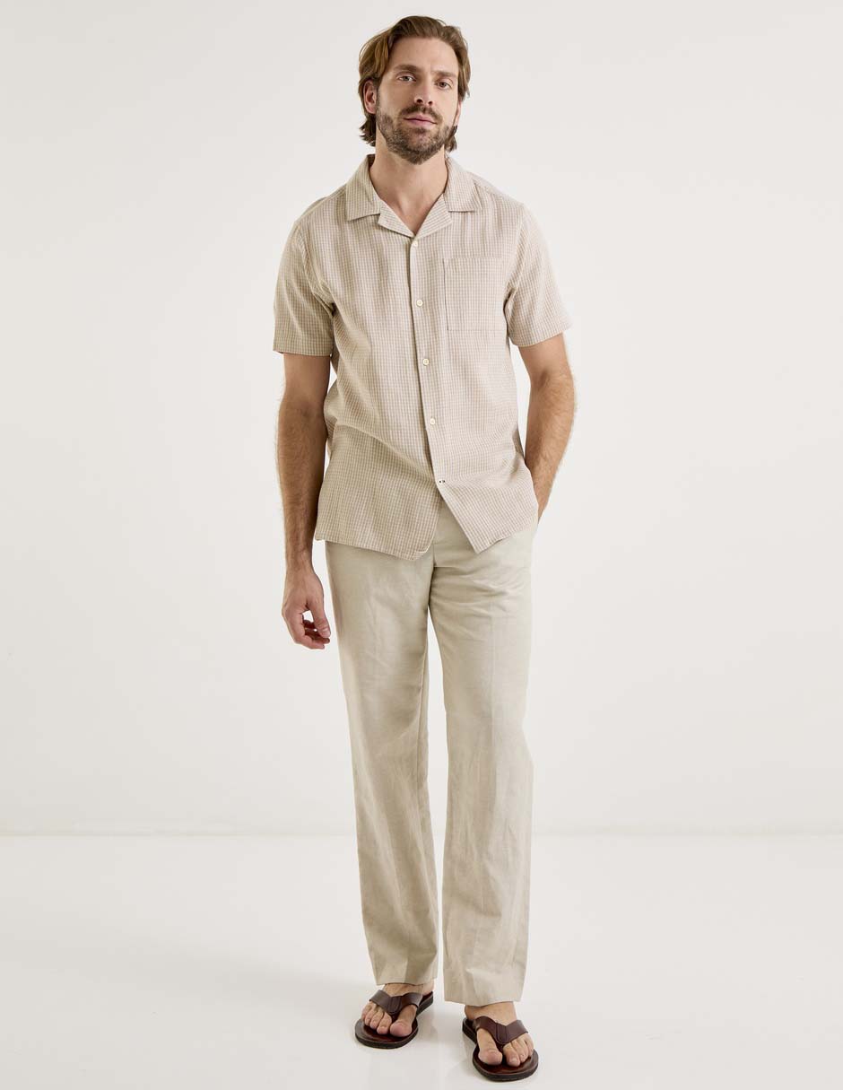 Camisa casual manga corta para hombre 3