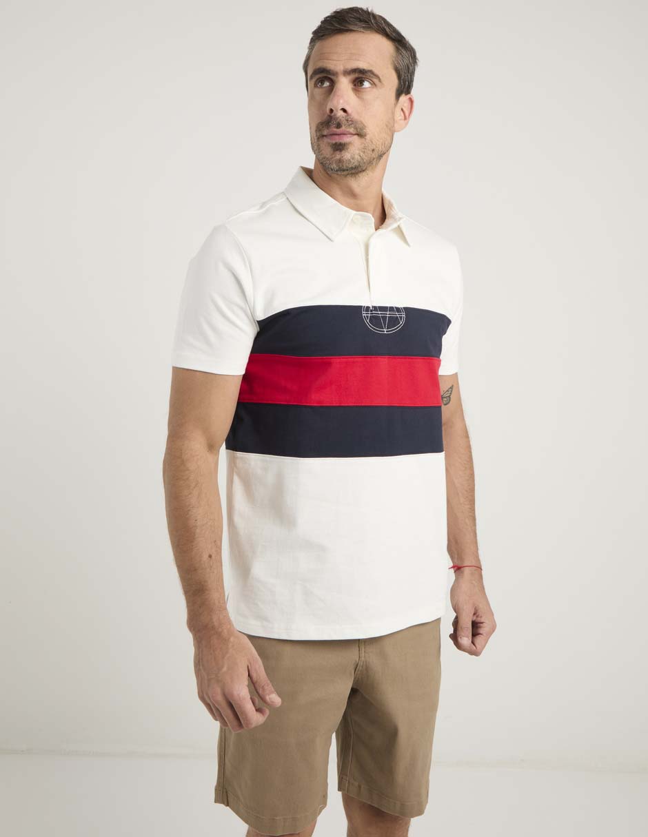 Playera tipo polo para hombre