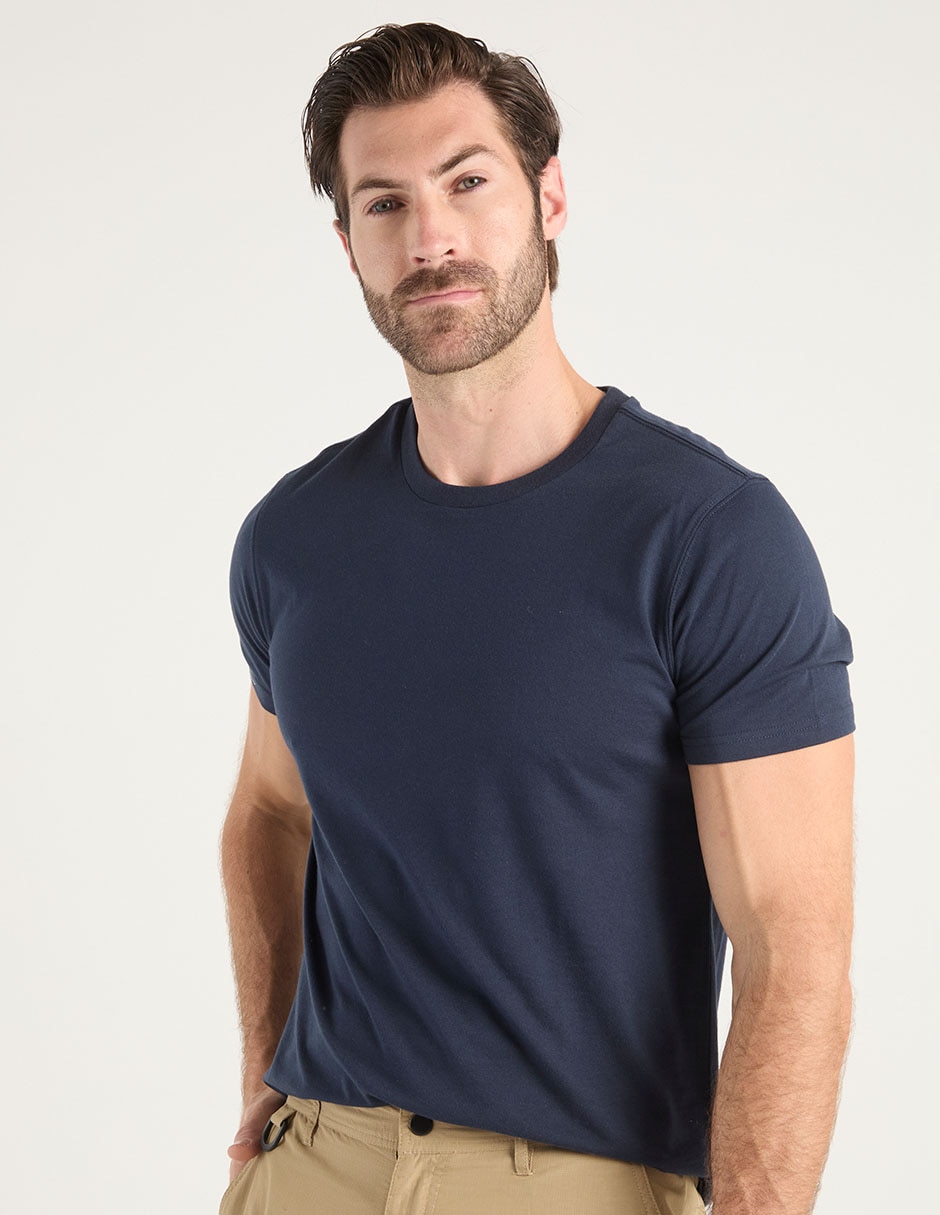 Set playera cuello redondo para hombre Set playera cuello redondo para hombre