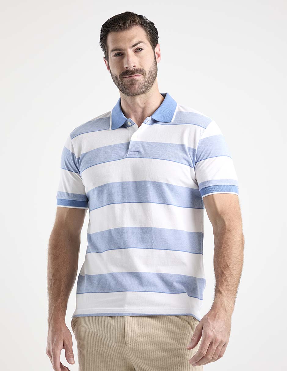 Playera tipo polo para hombre