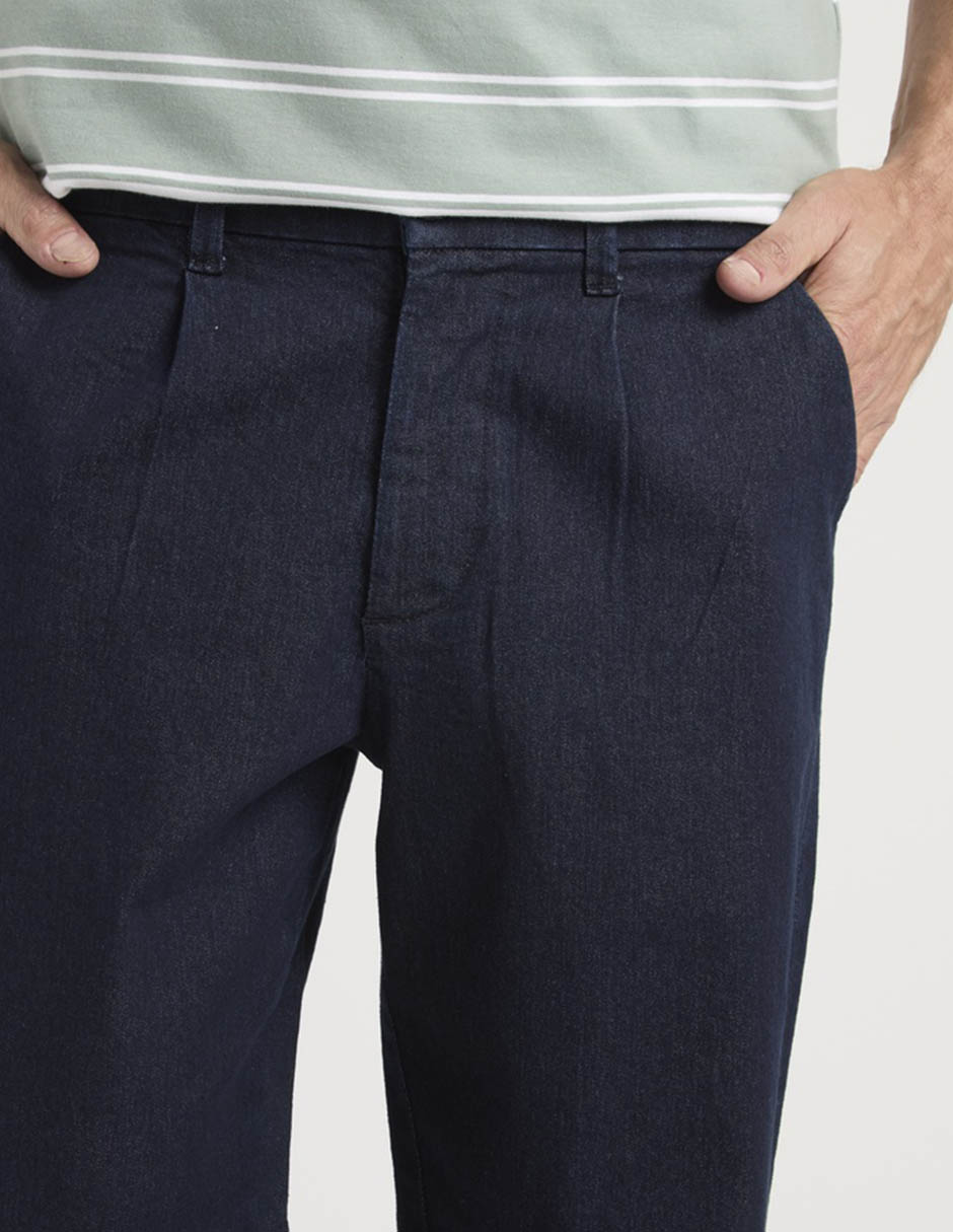Jeans slim lavado obscuro para hombre 5