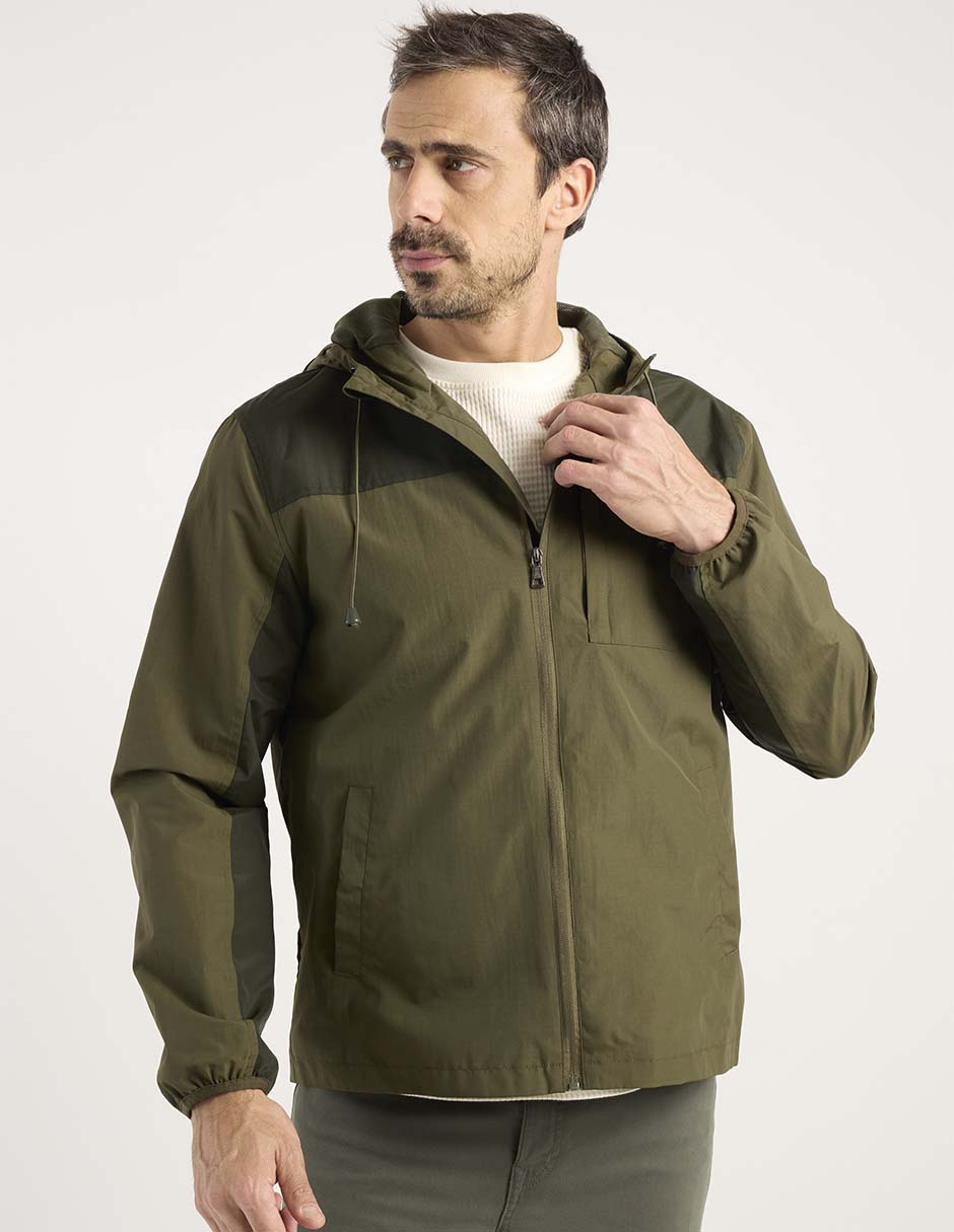 Chamarra rompevientos para hombre 2