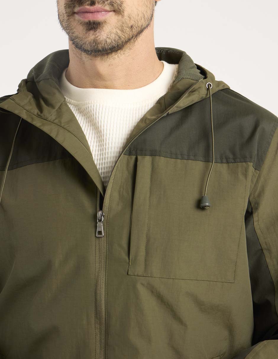 Chamarra rompevientos para hombre 4