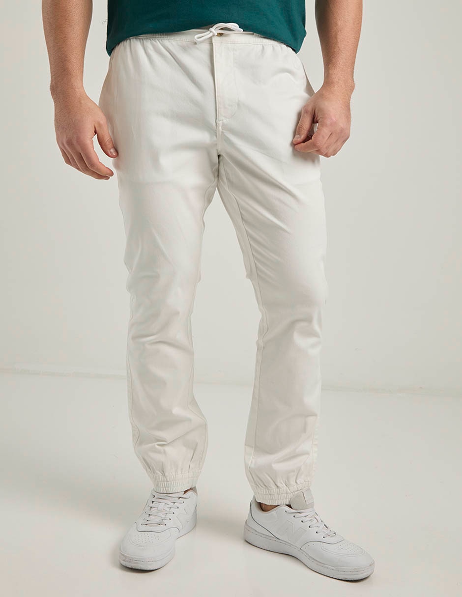 Pantalón casual jogger slim para hombre