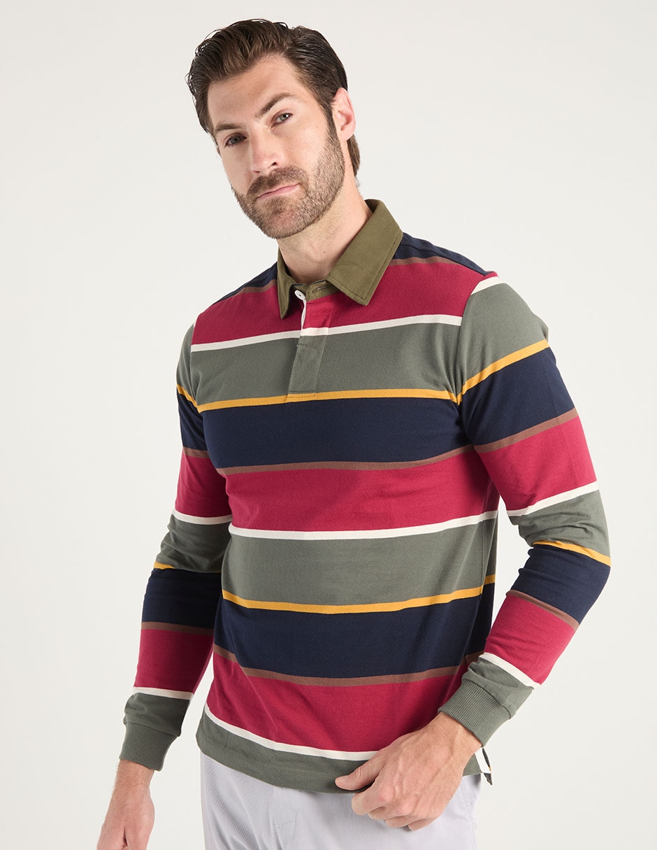 Playera tipo polo para hombre