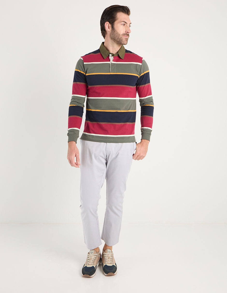 Pantalón casual straight de algodón para hombre Pantalón casual straight de algodón para hombre