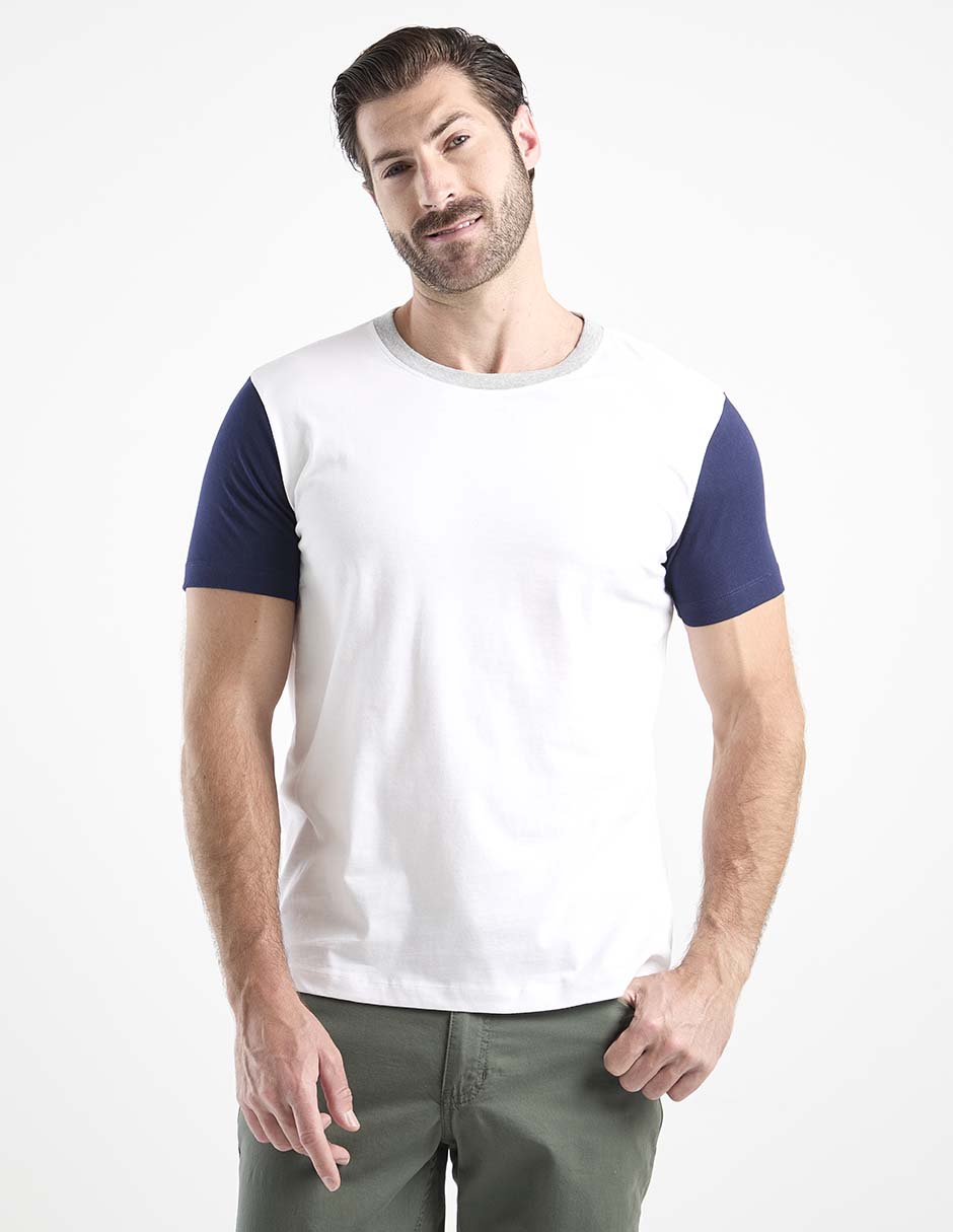 Playera cuello redondo para hombre Playera cuello redondo para hombre
