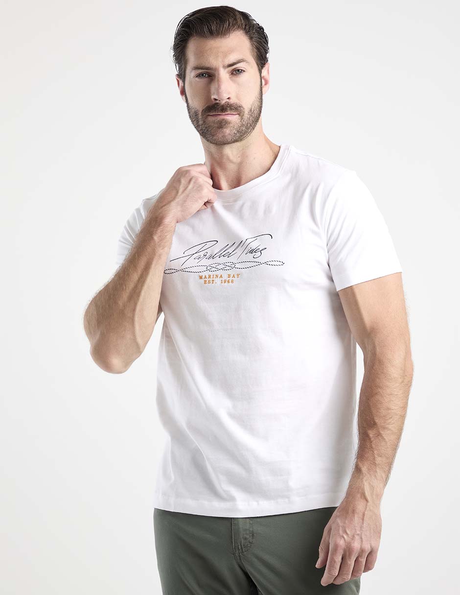 Playera cuello redondo para hombre 2