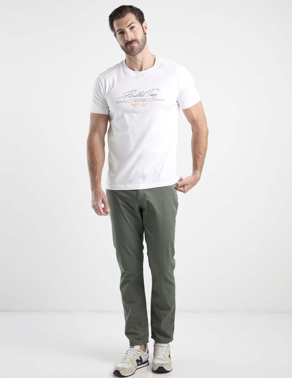 Playera cuello redondo para hombre 3