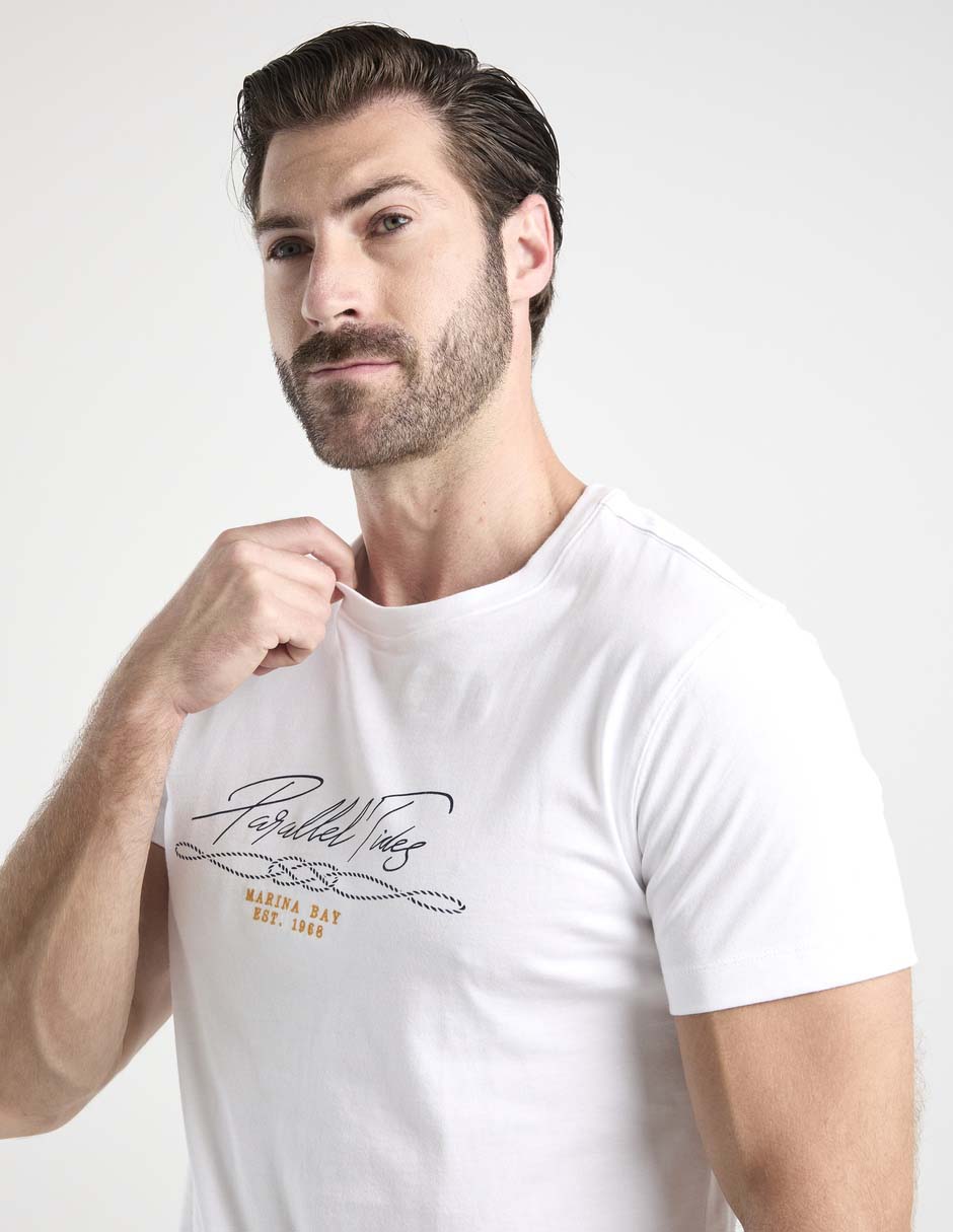 Playera cuello redondo para hombre 5