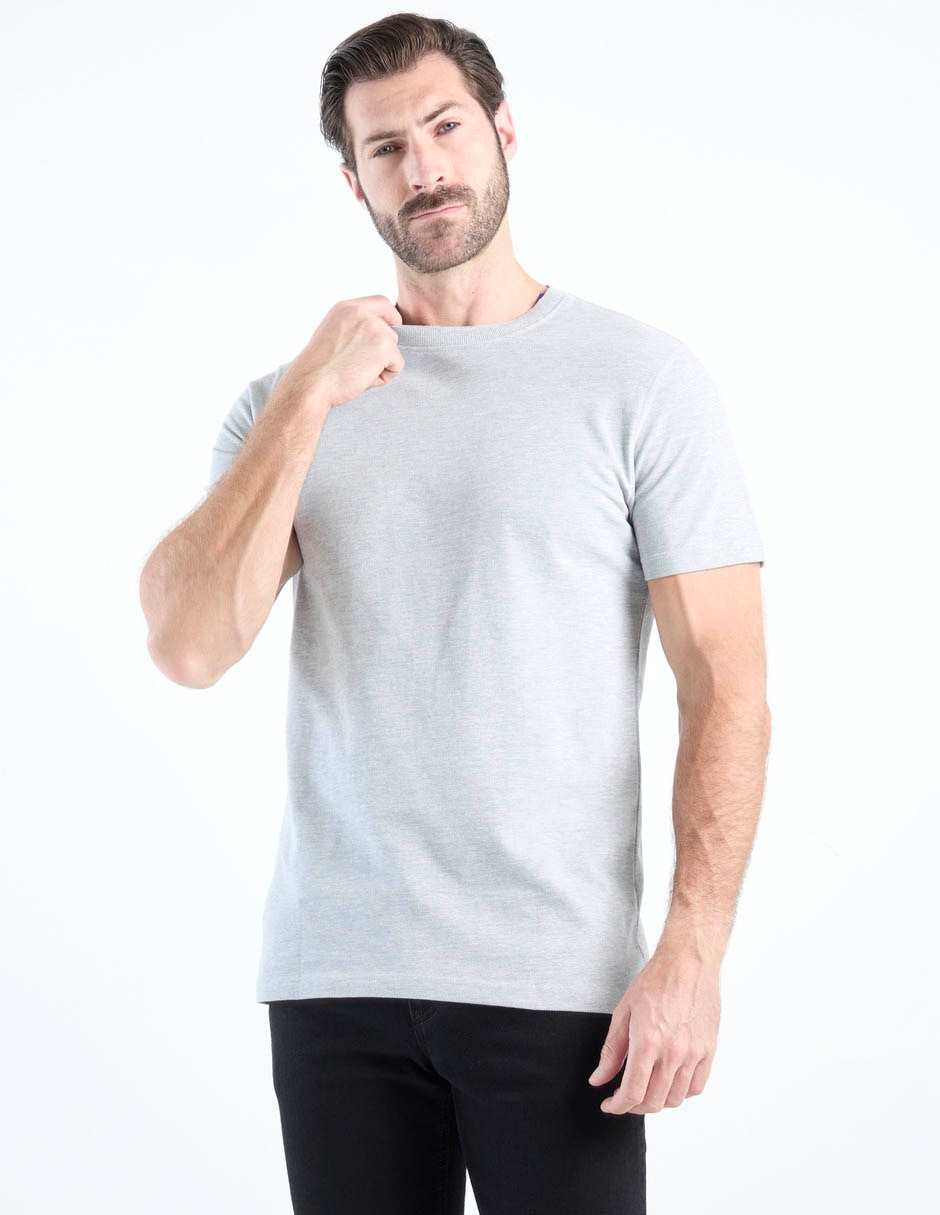Playera cuello redondo para hombre 2