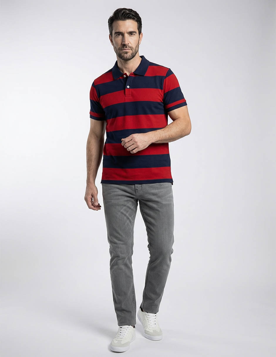 Playera Tipo Polo Weekend Para Hombre