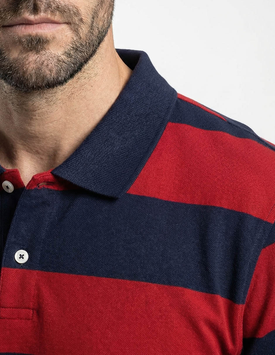 Playera Tipo Polo Weekend Para Hombre