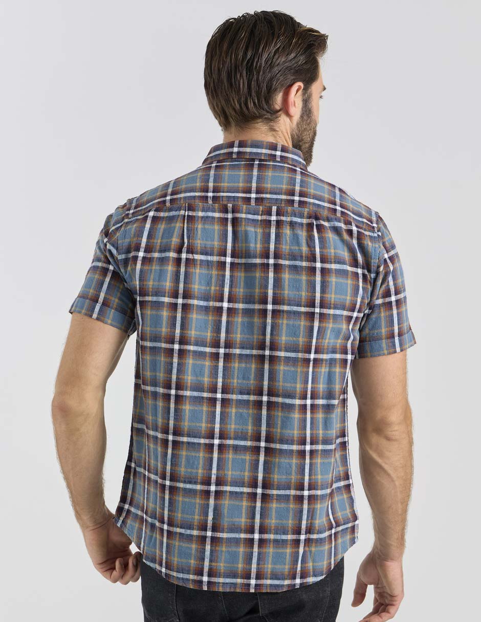 Camisa casual manga corta para hombre 2
