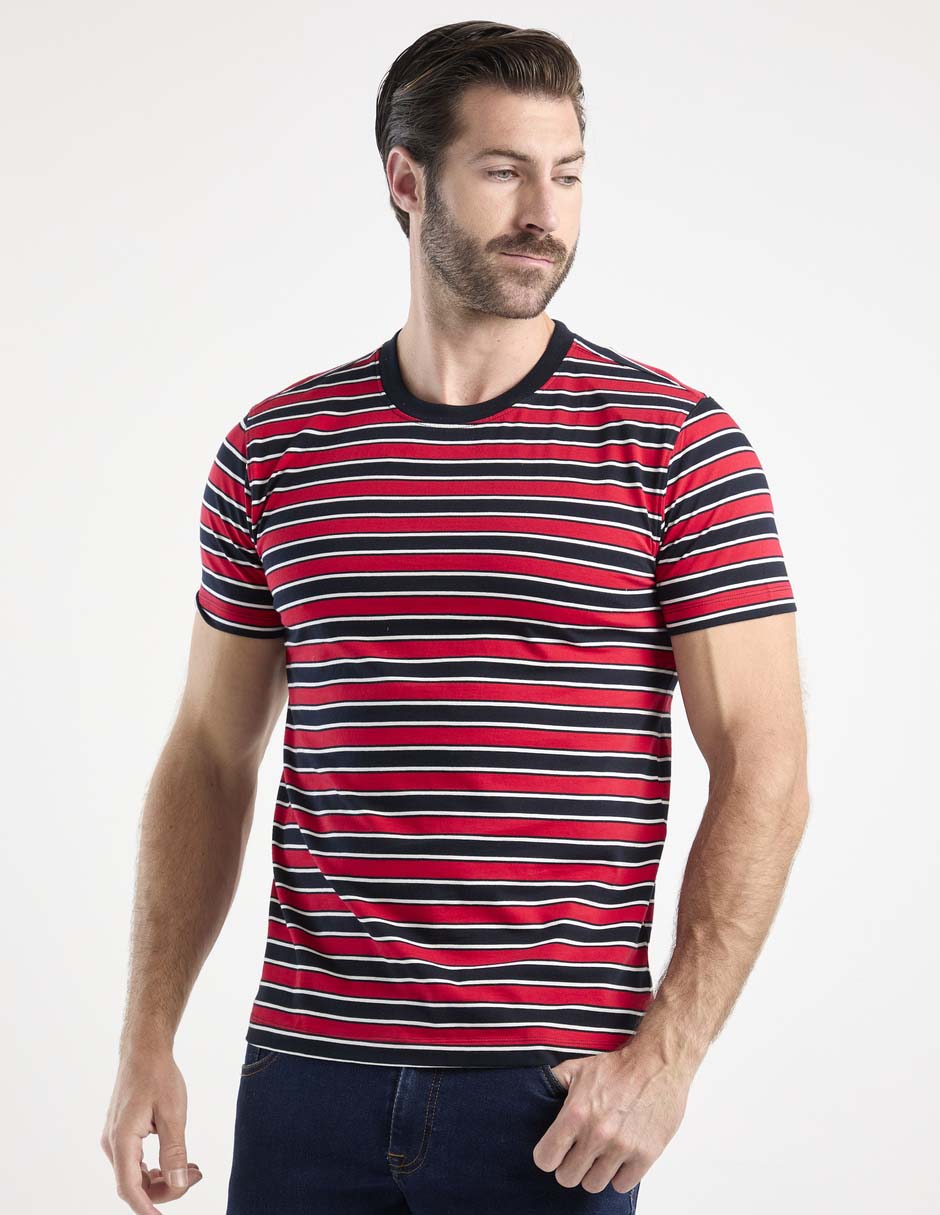 Playera cuello redondo para hombre 2