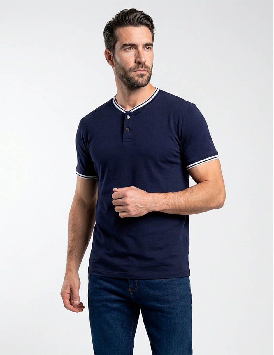 Playera cuello redondo para hombre