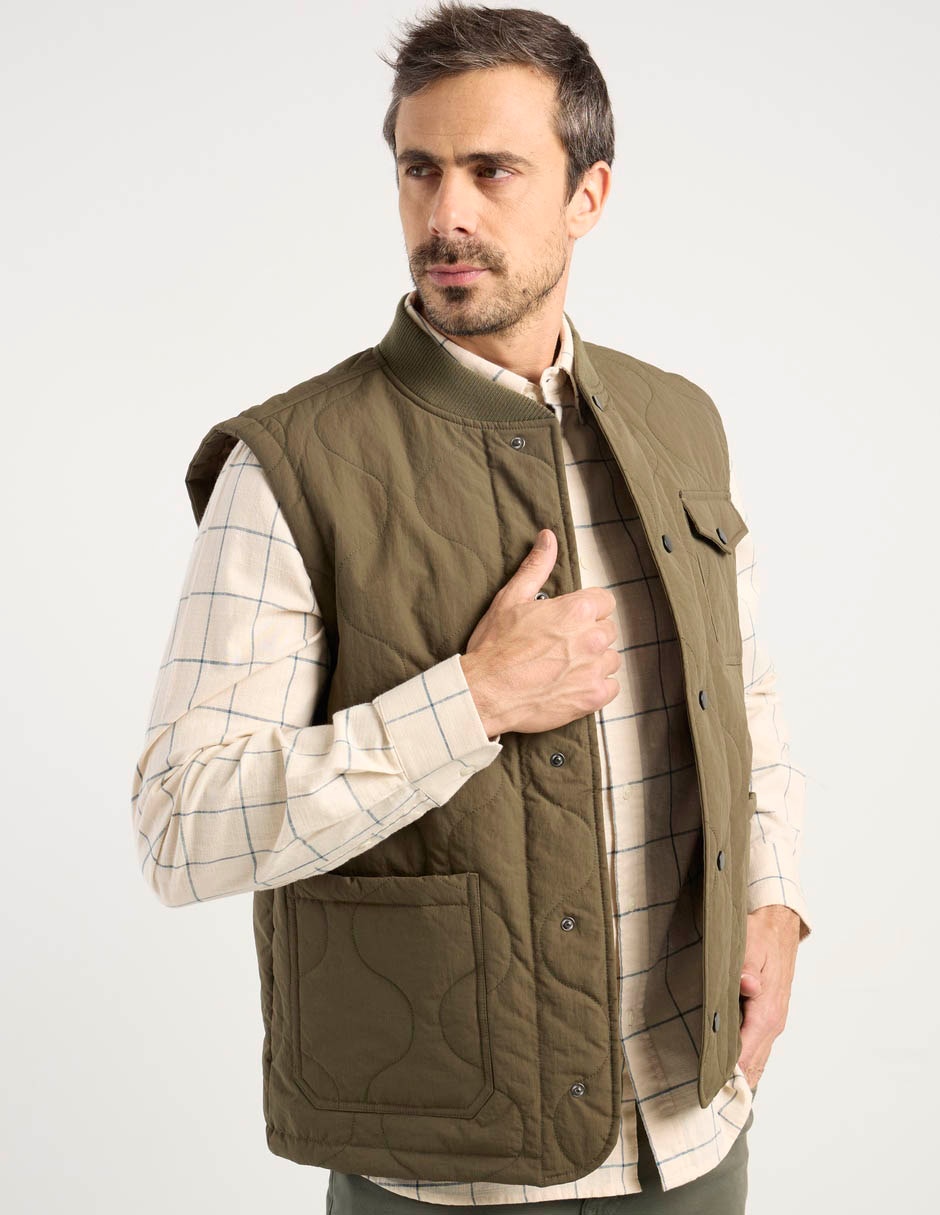 Chaleco con bolsillos para hombre