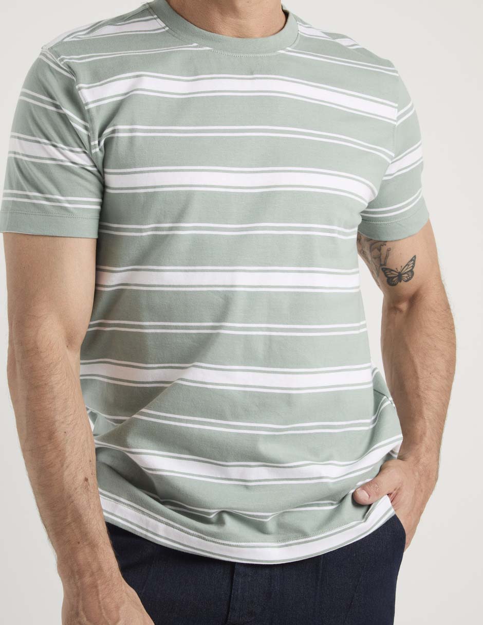 Playera cuello redondo para hombre 5