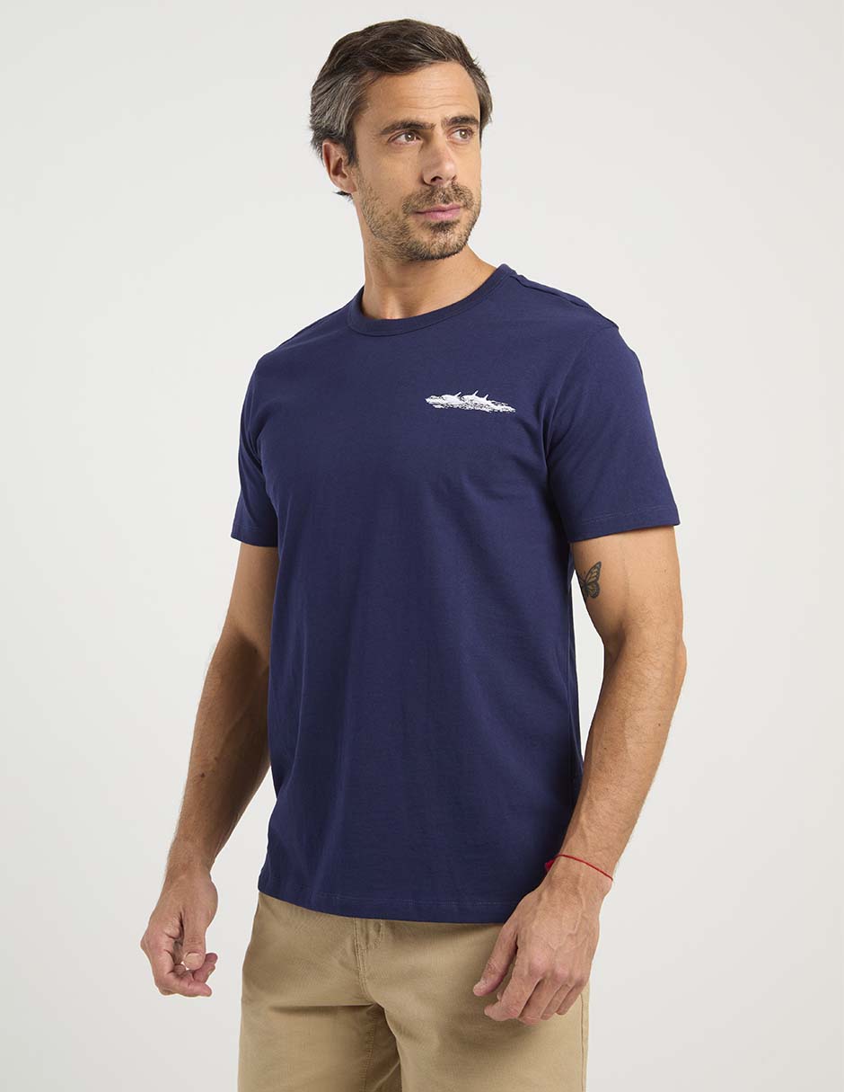 Playera cuello redondo para hombre 2