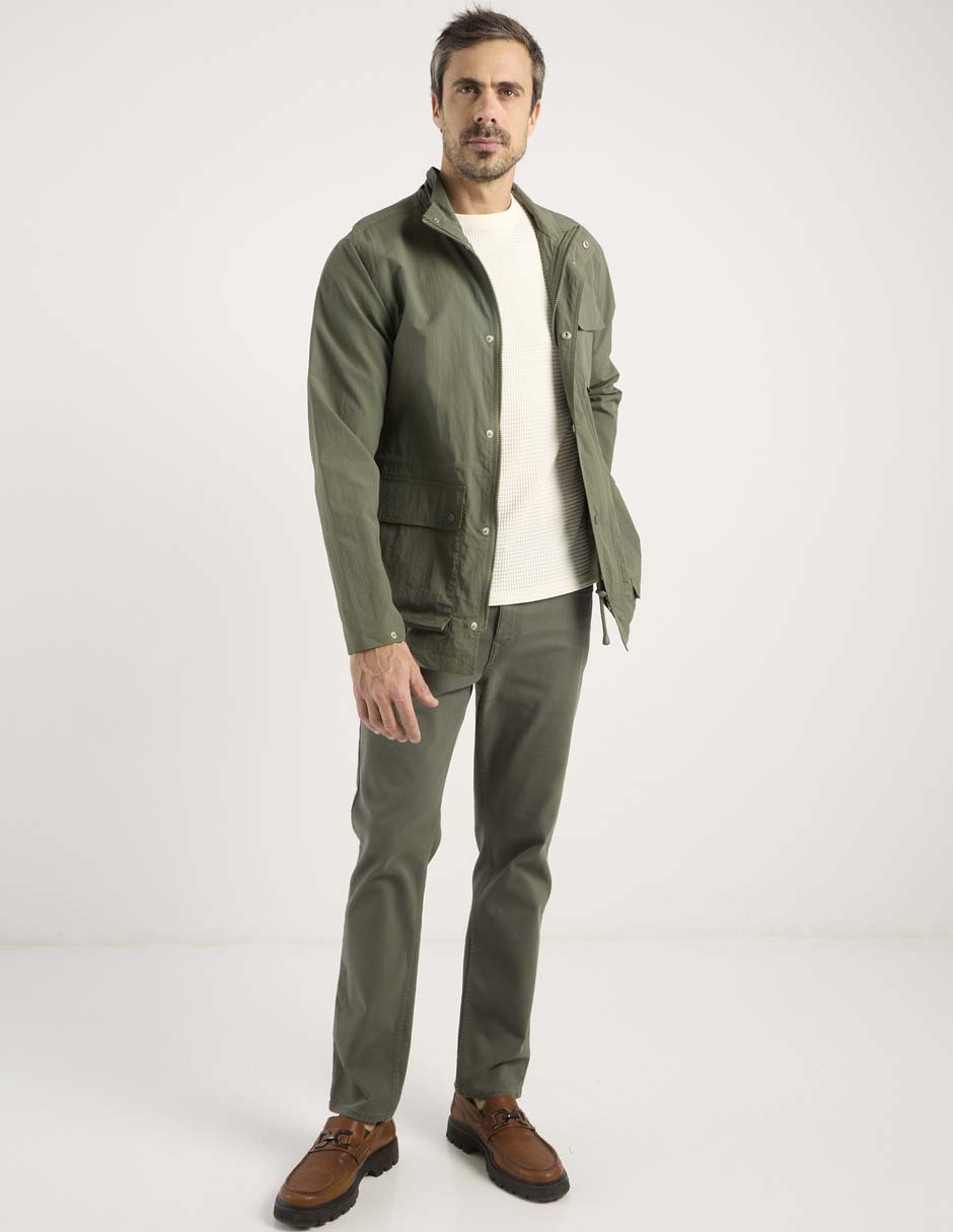 Chamarra casual con bolsillos para hombre 3