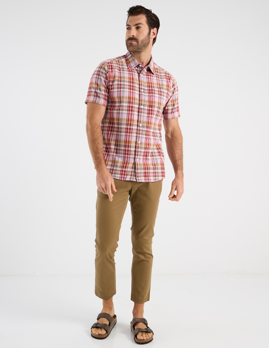 Camisa casual manga corta para hombre 3