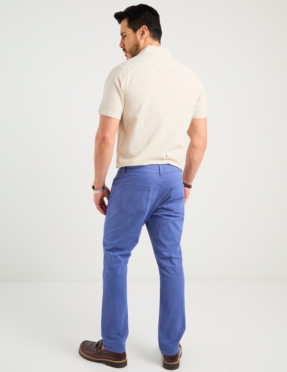 Pantalón casual chino straight para hombre 6