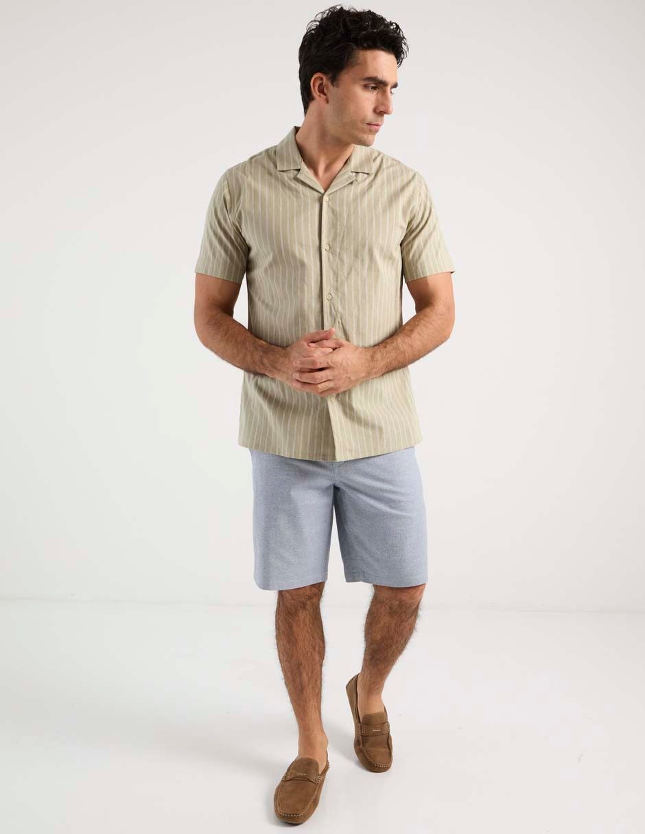 Camisa casual manga corta para hombre 3