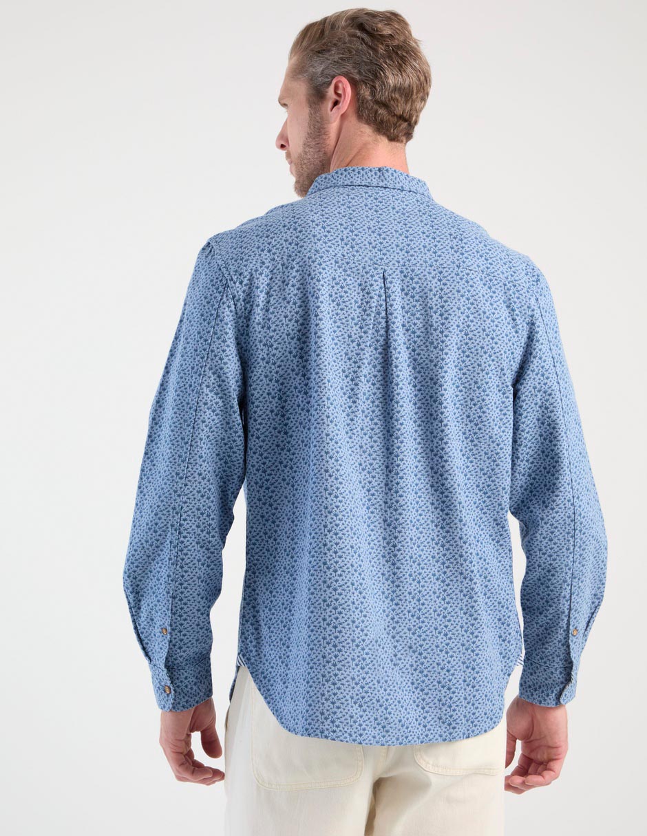 Camisa casual manga larga para hombre 2