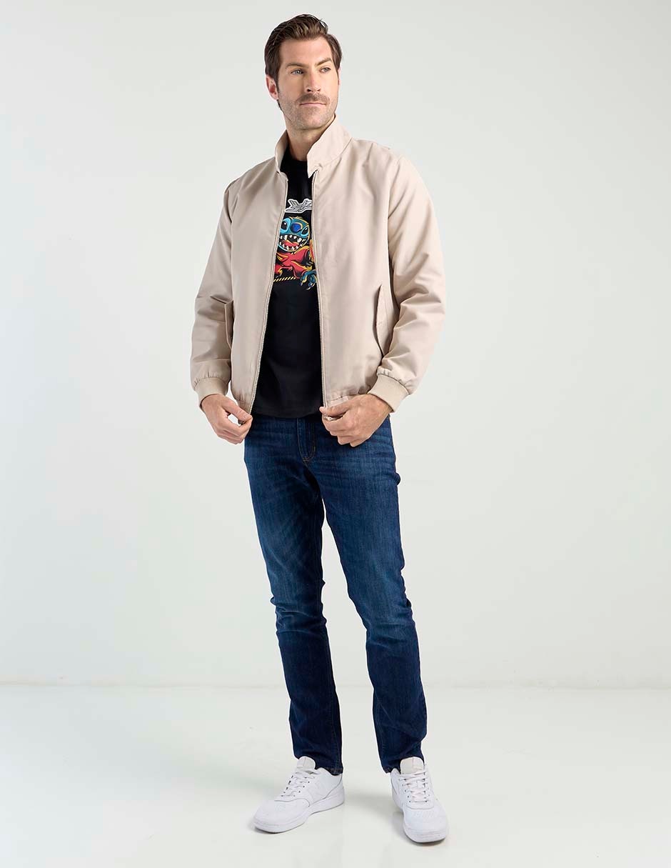 Chamarra casual con bolsillos para hombre 2