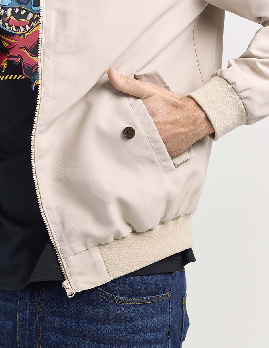 Chamarra casual con bolsillos para hombre 4