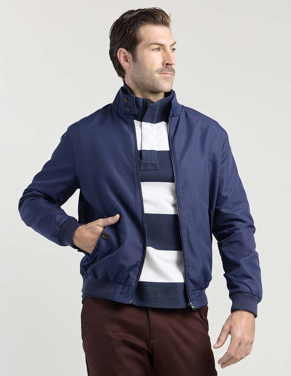 Chamarra casual con bolsillos para hombre Chamarra casual con bolsillos para hombre