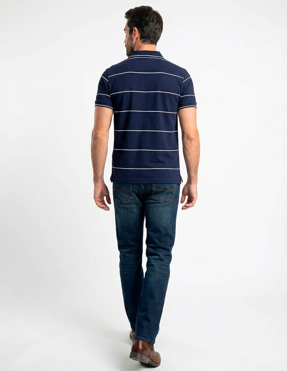 POLO WKH26120-05 WEEKE, M, AZUL MARINO