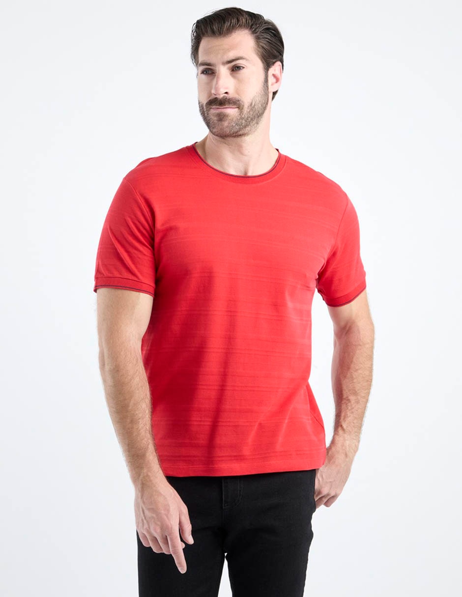 Playera cuello redondo para hombre 2