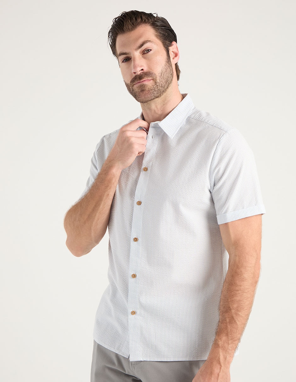 Camisa casual manga corta para hombre Camisa casual manga corta para hombre