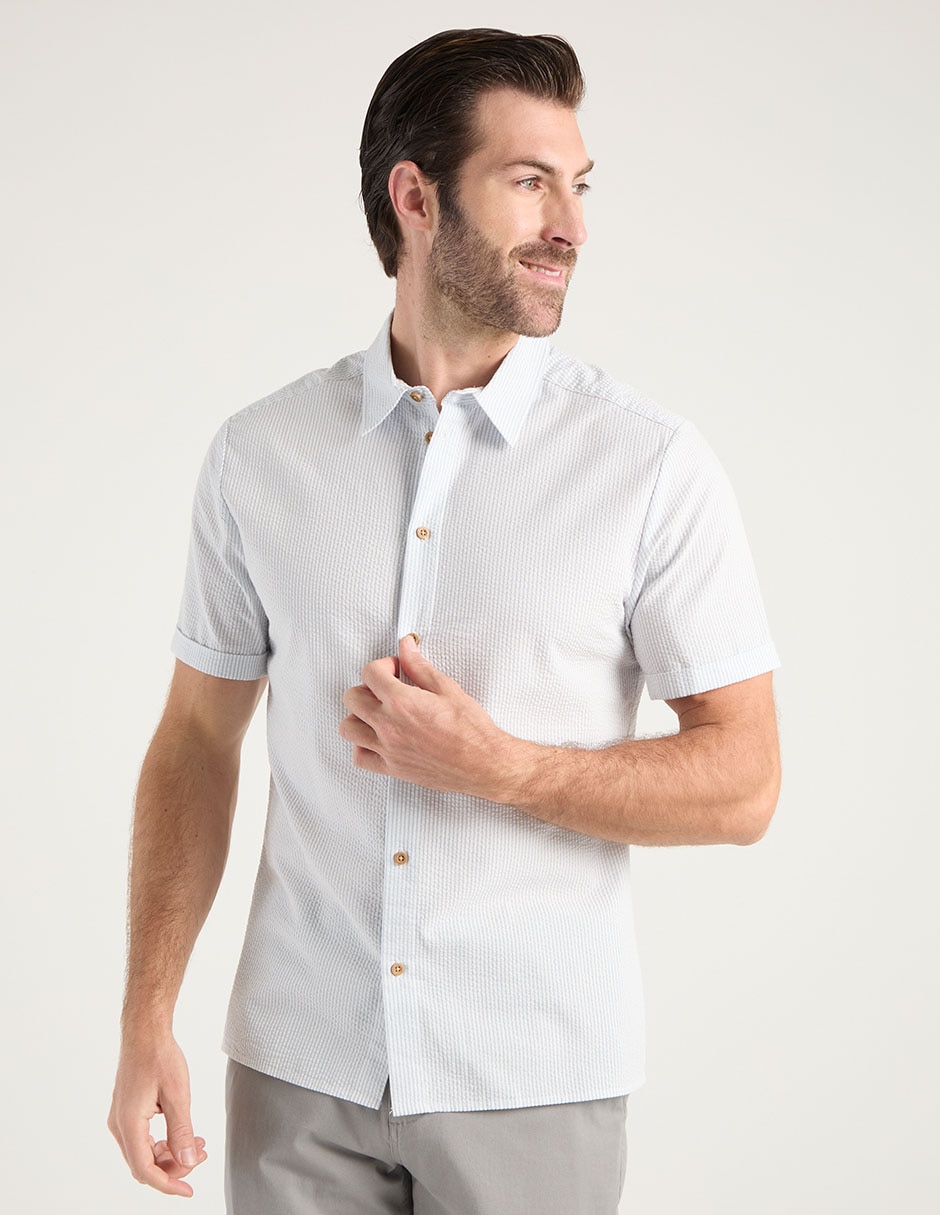 Camisa casual manga corta para hombre 2