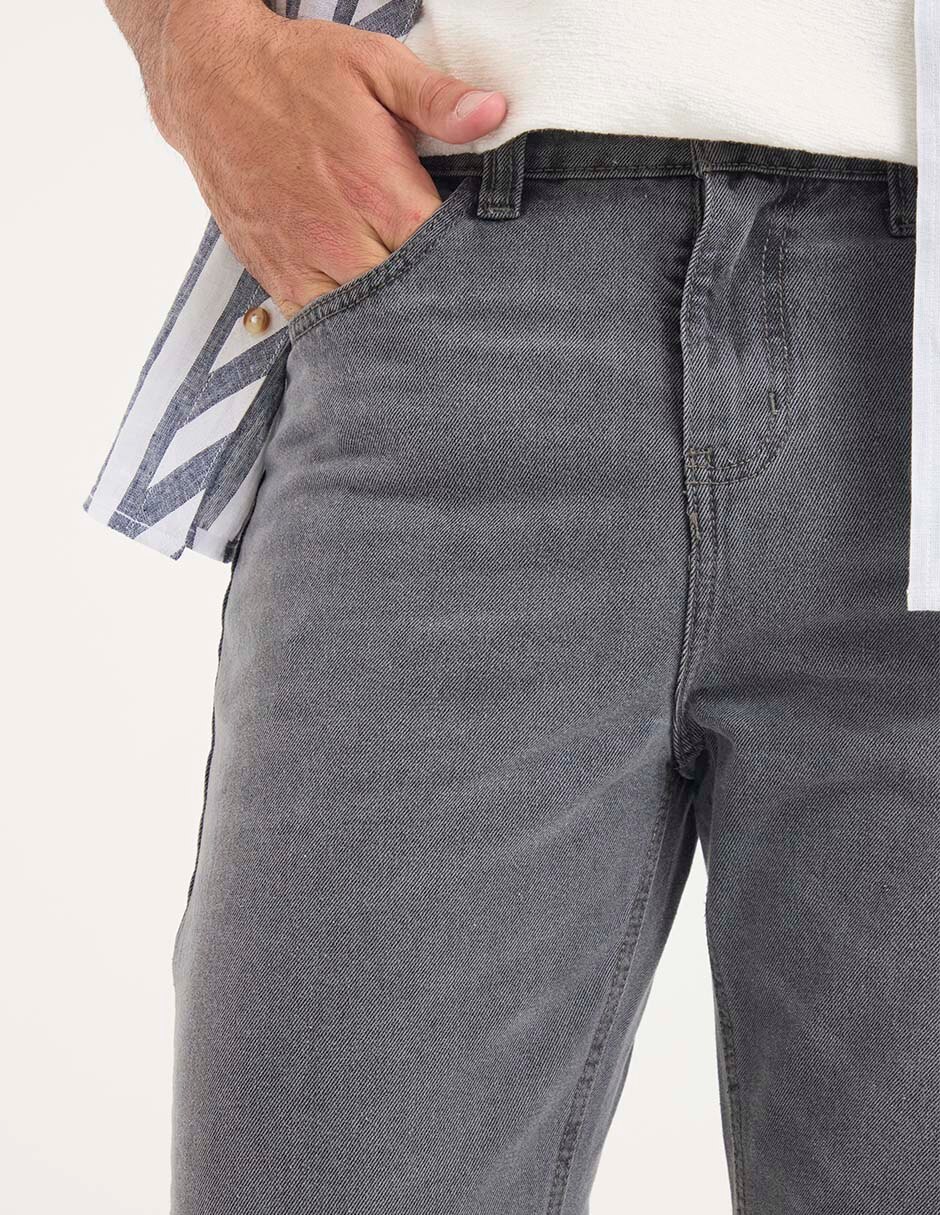 Jeans slim lavado obscuro para hombre 4