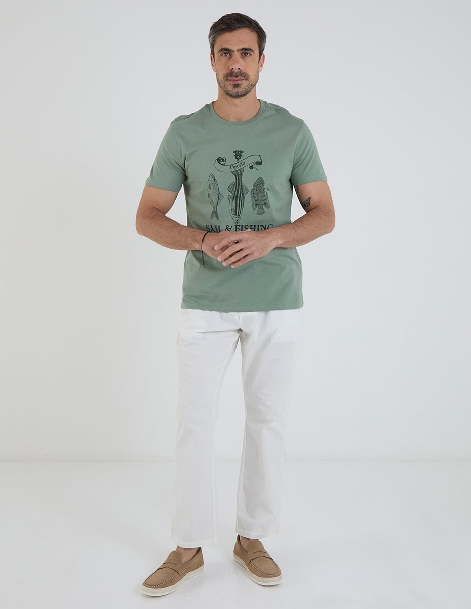 Pantalón casual straight para hombre 2