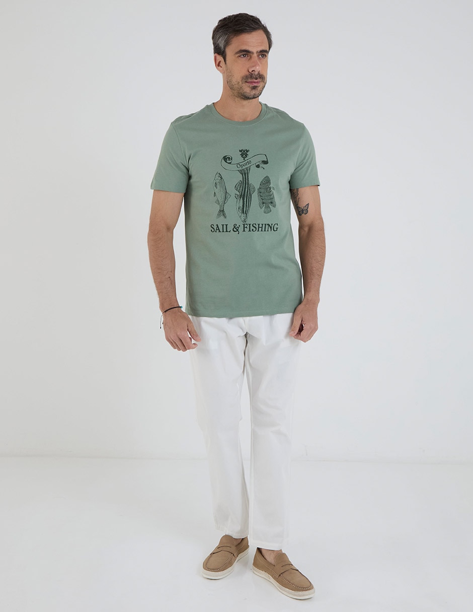 Pantalón casual straight para hombre 3