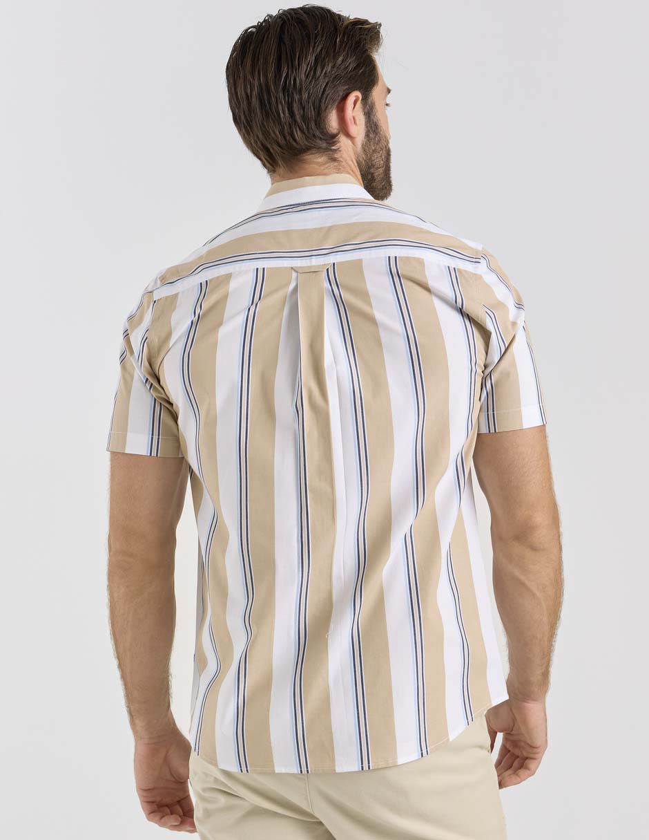 Camisa casual de algodón manga corta para hombre 2