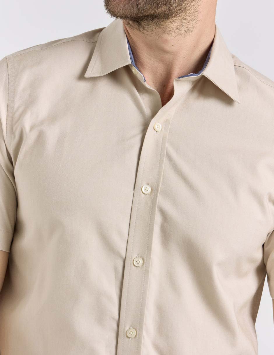 Camisa casual manga corta para hombre 4