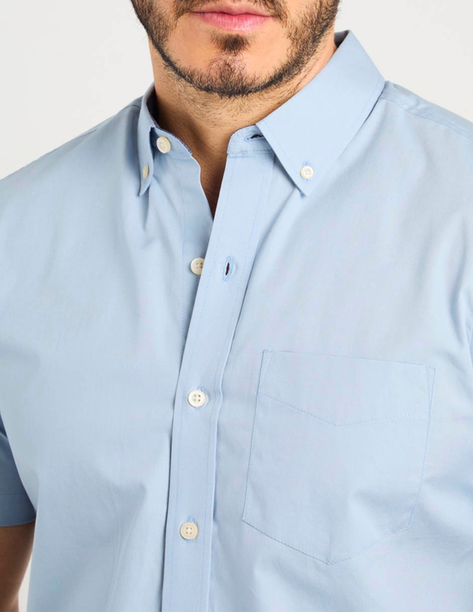 Camisa casual manga corta para hombre 4