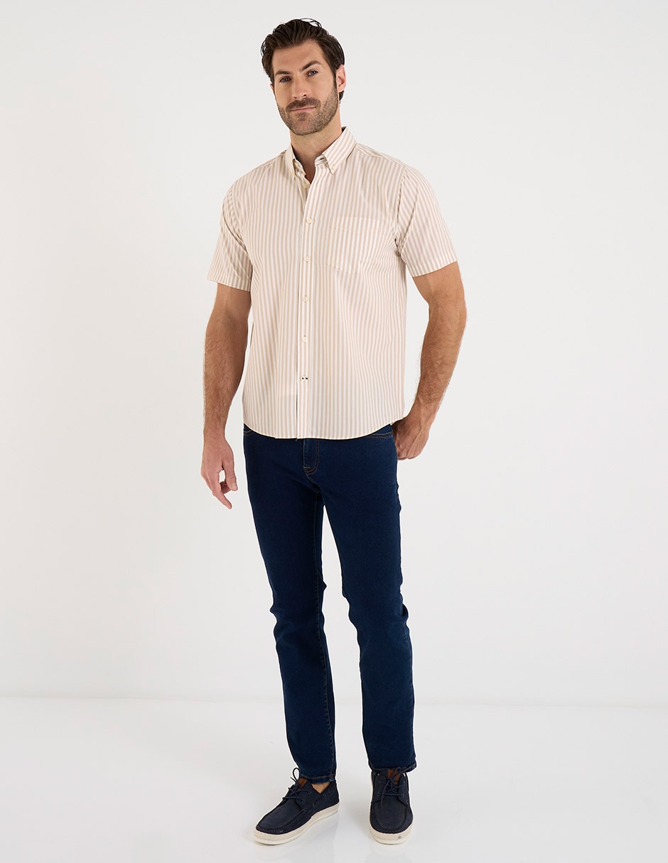 Camisa casual manga corta para hombre 3